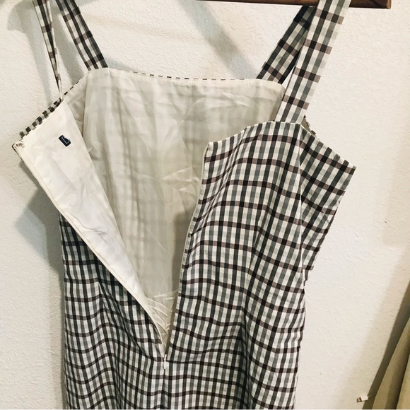 Plaid Checkered MIDI dress Sz M - Picture 5 of 10